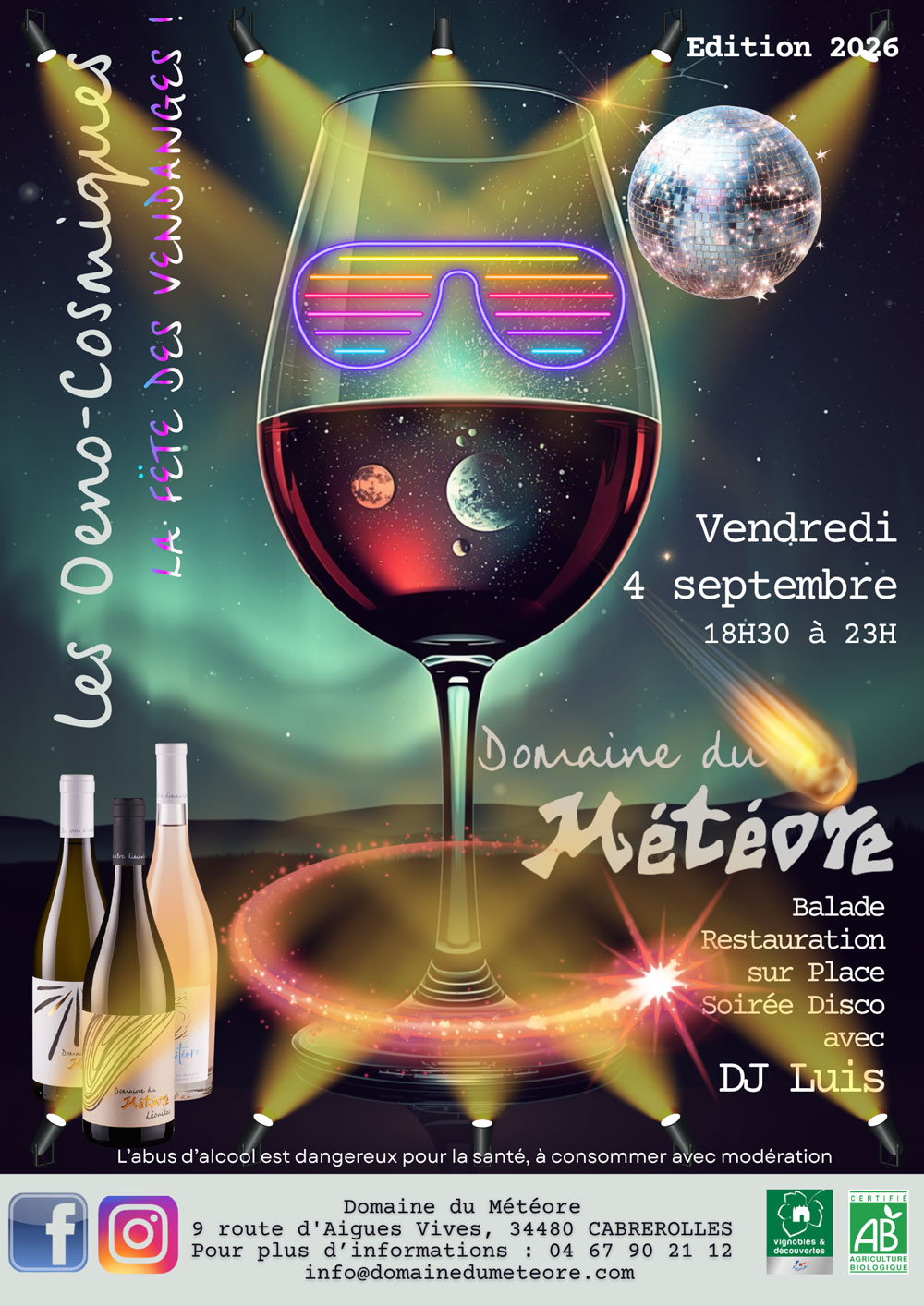 Dernière soirée Oeno-Cosmique 2026